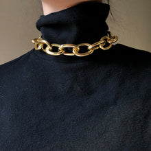 Load image into Gallery viewer, Peri'sBox Box Chain Toggle Clasp Gold Necklaces Mixed Linked Circle Necklaces for Women Minimalist Choker Necklace Hot Jewelry