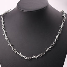 Load image into Gallery viewer, Fashion Punk Link Chain Gold and Silver color Padlock Pendant Necklace Women Trendy Punk Jewelry