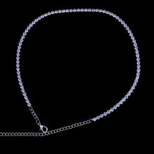 Load image into Gallery viewer, Stonefans Bling Letter Necklace Tennis Chain Custom Women Charming Statement Crystal Name Initial Choker Collar Necklace Jewelry