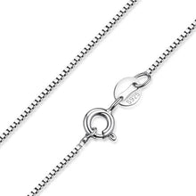 Load image into Gallery viewer, JewelryPalace 100% Genuine 925 Sterling Silver Necklace Ingot Twisted Trace Belcher Snake Bar Singapore Box Chain Necklace Women