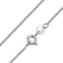 Load image into Gallery viewer, JewelryPalace 100% Genuine 925 Sterling Silver Necklace Ingot Twisted Trace Belcher Snake Bar Singapore Box Chain Necklace Women