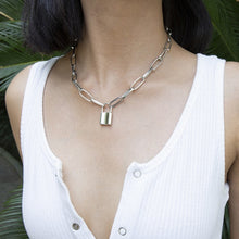 Load image into Gallery viewer, Peri'sBox Box Chain Toggle Clasp Gold Necklaces Mixed Linked Circle Necklaces for Women Minimalist Choker Necklace Hot Jewelry