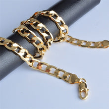 Load image into Gallery viewer, Punk Cuban Chain Gold Necklace Men 45/50/55/60/65/70/75CM Link Curb Chain Long Necklace for Women Fashion Jewelry erkek kolye 4
