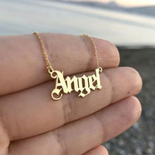 Load image into Gallery viewer, Fashion Baby Girls Necklace Babygirl English Necklace Letter Pendants Stainless Steel Mom Lovers Girlfriend Jewelry
