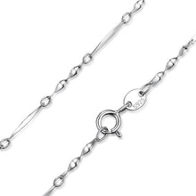 Load image into Gallery viewer, JewelryPalace 100% Genuine 925 Sterling Silver Necklace Ingot Twisted Trace Belcher Snake Bar Singapore Box Chain Necklace Women
