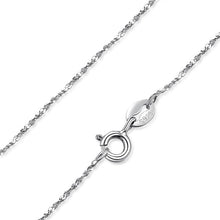 Load image into Gallery viewer, JewelryPalace 100% Genuine 925 Sterling Silver Necklace Ingot Twisted Trace Belcher Snake Bar Singapore Box Chain Necklace Women

