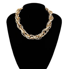 Load image into Gallery viewer, High Quality Punk Lock Choker Necklace Pendant Women Collar Statement Brand Gold Color Chunky Thick Chain Necklace Steampunk Men
