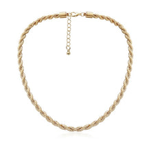 Load image into Gallery viewer, High Quality Punk Lock Choker Necklace Pendant Women Collar Statement Brand Gold Color Chunky Thick Chain Necklace Steampunk Men
