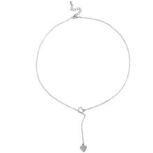Load image into Gallery viewer, New fashion trendy jewelry copper heart chain link necklace gift for women girl
