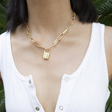 Load image into Gallery viewer, Peri'sBox Box Chain Toggle Clasp Gold Necklaces Mixed Linked Circle Necklaces for Women Minimalist Choker Necklace Hot Jewelry
